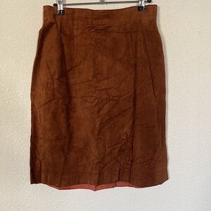 90s suede‎ skirt vintage
